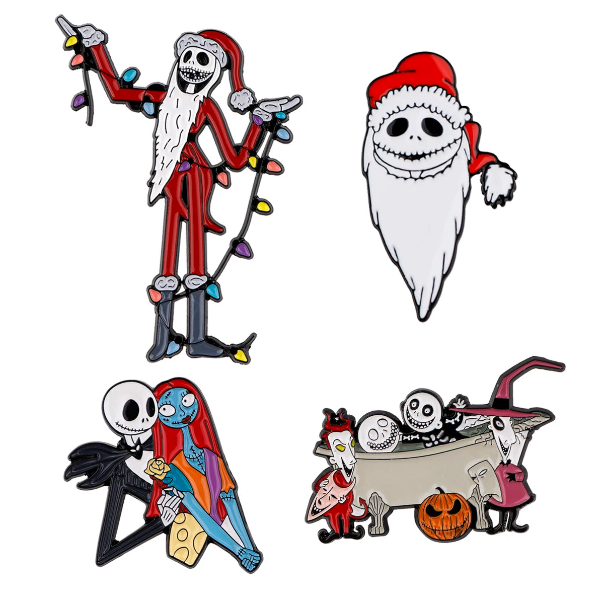 The Nightmare Before Christmas Enamel Pins - Cool Cosplay Brooch Collection