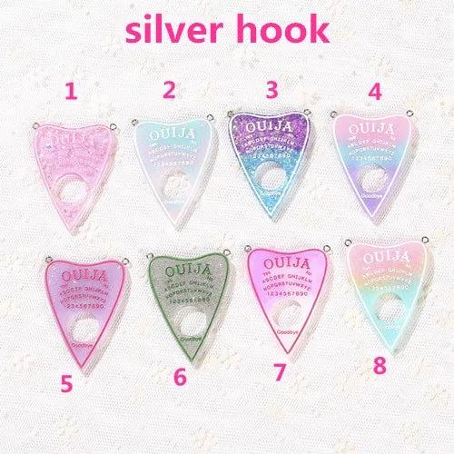 Ouija Planchette Charms - "Mystic Messages" Jewellery Collection (10-Piece Set)