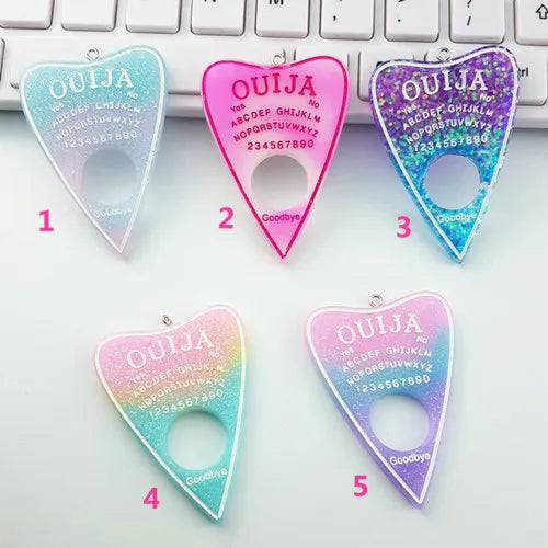 Ouija Planchette Charms - "Mystic Messages" Jewellery Collection (10-Piece Set)