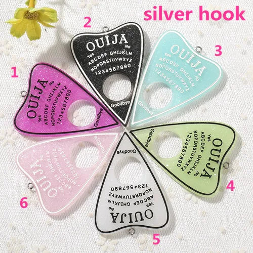 Ouija Planchette Charms - "Mystic Messages" Jewellery Collection (10-Piece Set)