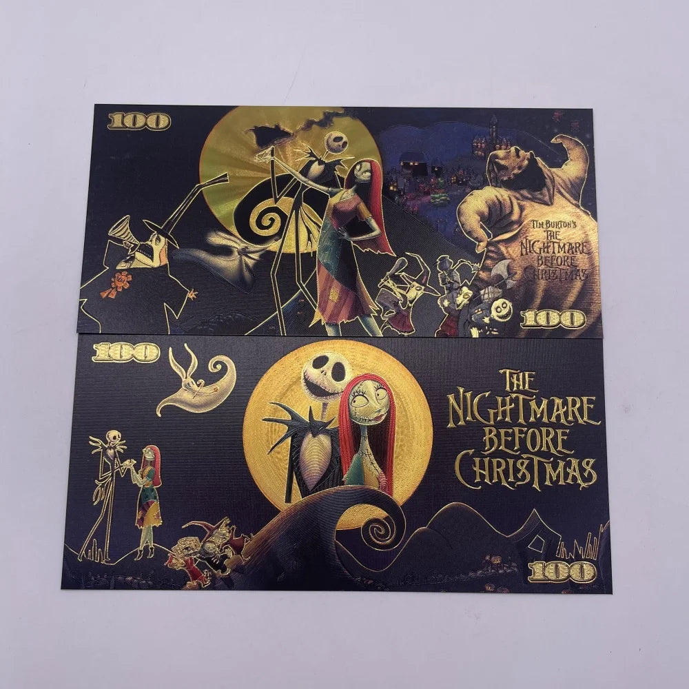 The Nightmare Before Christmas Jack Skellington Black Card - Exquisite Collectible Gift