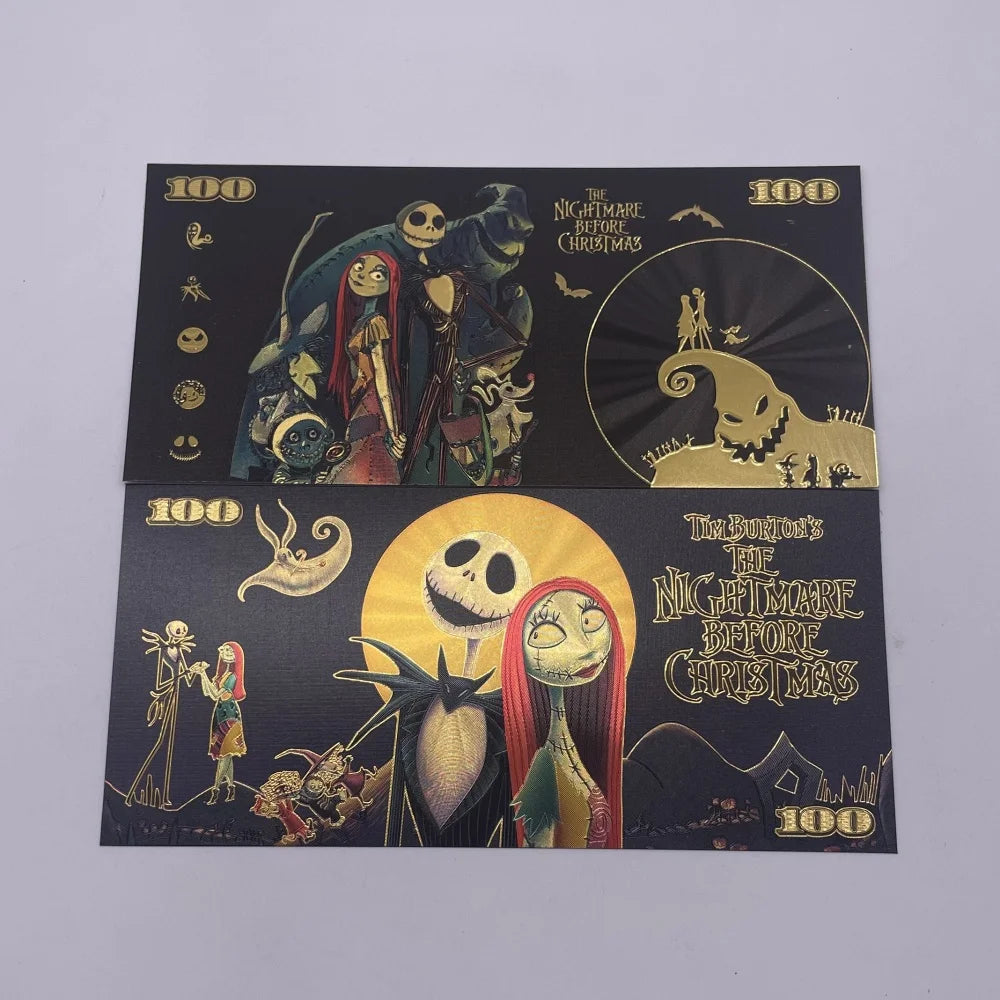 The Nightmare Before Christmas Jack Skellington Black Card - Exquisite Collectible Gift