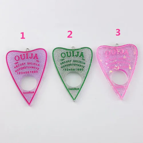 Ouija Planchette Charms - "Mystic Messages" Jewellery Collection (10-Piece Set)