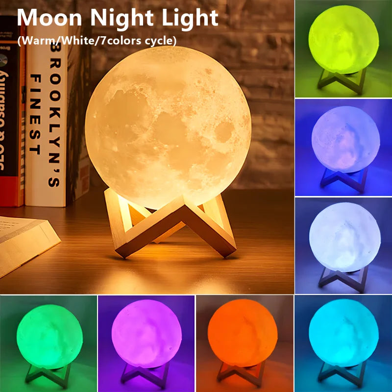 Magical LED Moon Light - Enchanted Reading Companion