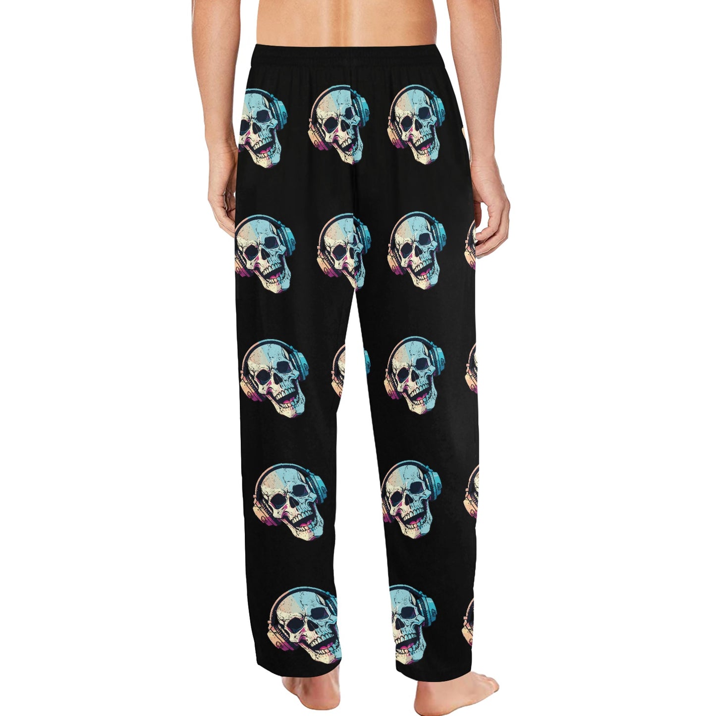 "Beat Drop Skull" Men's Pajama Bottoms
