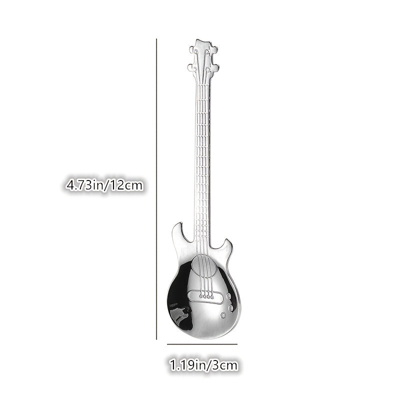 1pc Creative Guitar Shaped Spoon.