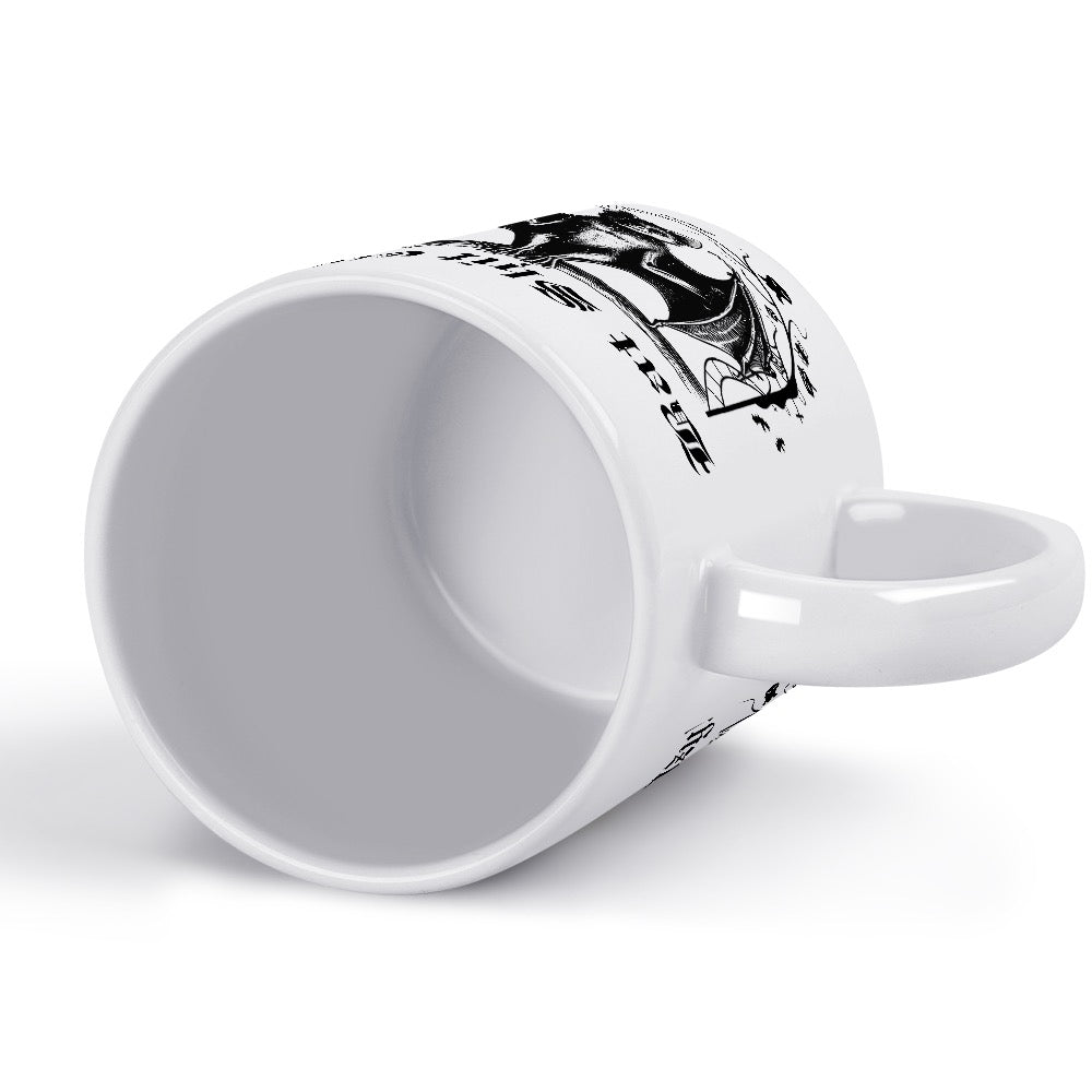 Bat Shit Crazy Mug - Embrace Your Wild Side with Gothic Humor